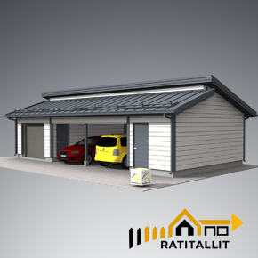 Harjapulpetti autotallit